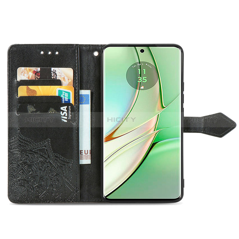 Funda de Cuero Cartera con Soporte Patron de Moda Carcasa para Motorola Moto Edge 40 5G