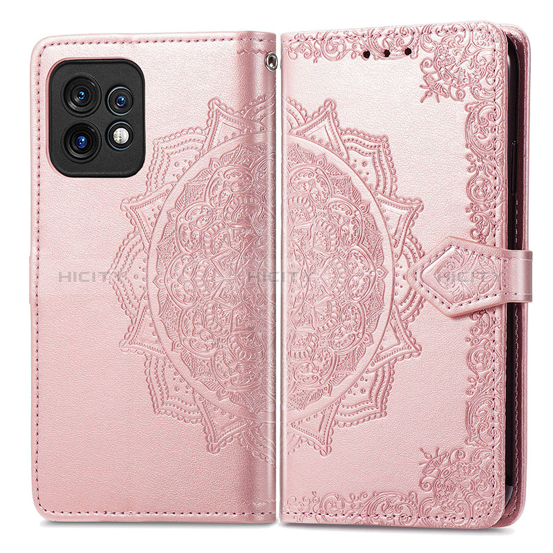 Funda de Cuero Cartera con Soporte Patron de Moda Carcasa para Motorola Moto Edge 40 Pro 5G