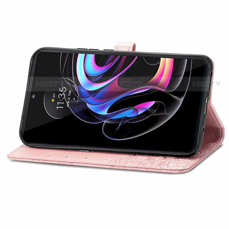 Funda de Cuero Cartera con Soporte Patron de Moda Carcasa para Motorola Moto Edge S Pro 5G