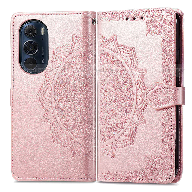 Funda de Cuero Cartera con Soporte Patron de Moda Carcasa para Motorola Moto Edge X30 5G