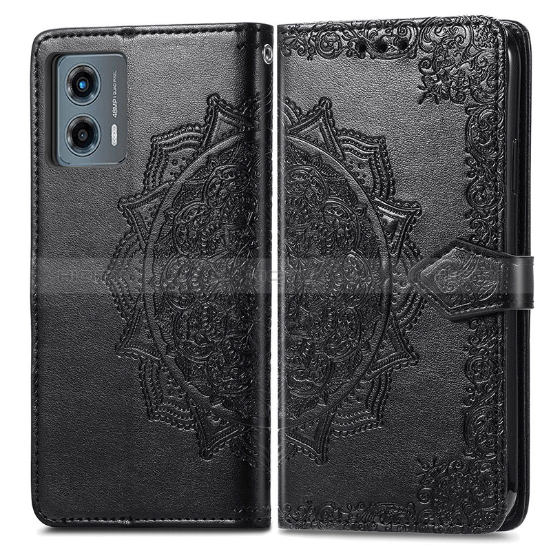 Funda de Cuero Cartera con Soporte Patron de Moda Carcasa para Motorola Moto G 5G (2023)