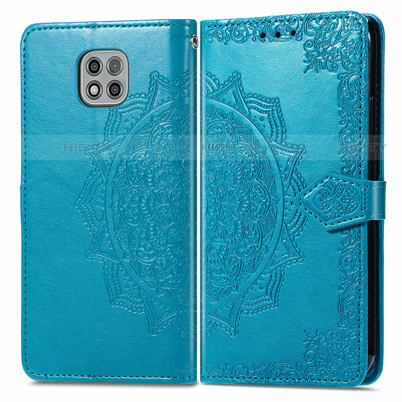 Funda de Cuero Cartera con Soporte Patron de Moda Carcasa para Motorola Moto G Power (2021)