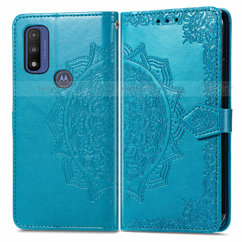 Funda de Cuero Cartera con Soporte Patron de Moda Carcasa para Motorola Moto G Pure