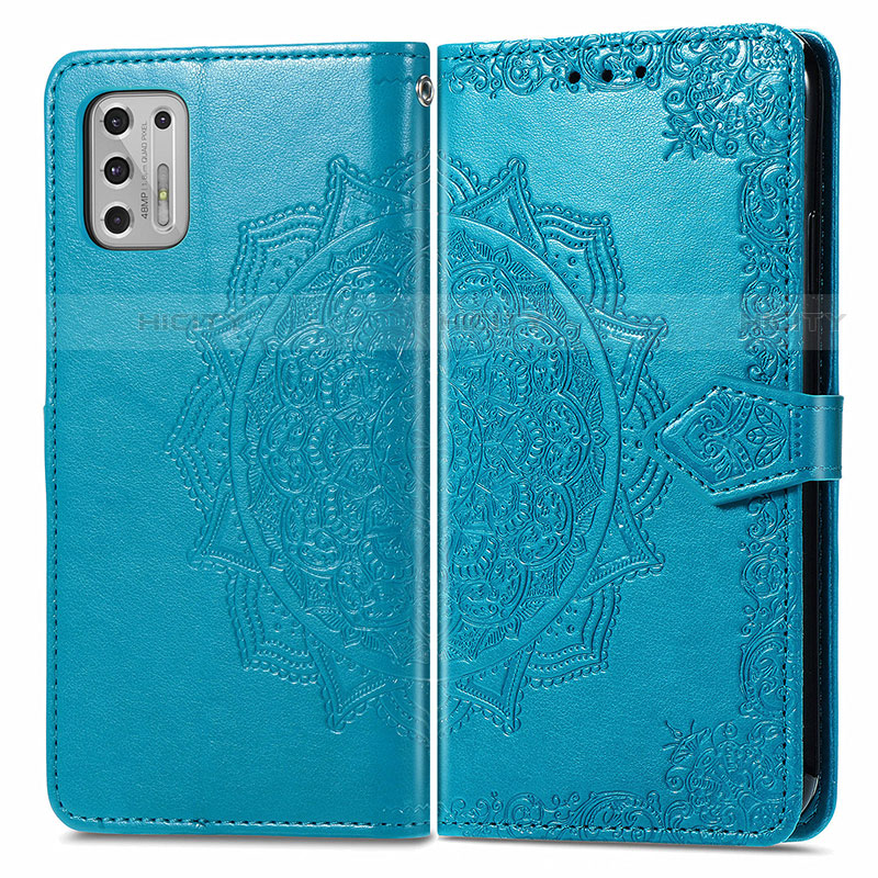 Funda de Cuero Cartera con Soporte Patron de Moda Carcasa para Motorola Moto G Stylus (2021)