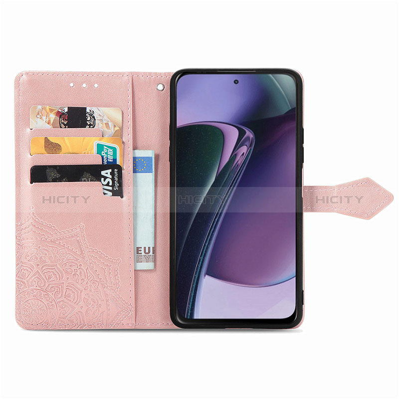 Funda de Cuero Cartera con Soporte Patron de Moda Carcasa para Motorola Moto G Stylus (2023) 4G