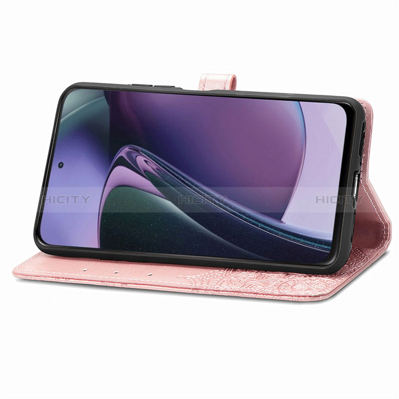 Funda de Cuero Cartera con Soporte Patron de Moda Carcasa para Motorola Moto G Stylus (2023) 5G