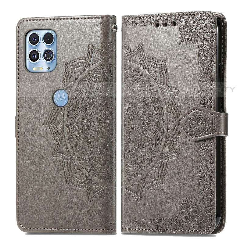 Funda de Cuero Cartera con Soporte Patron de Moda Carcasa para Motorola Moto G100 5G