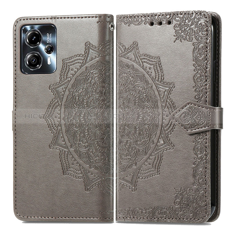 Funda de Cuero Cartera con Soporte Patron de Moda Carcasa para Motorola Moto G23