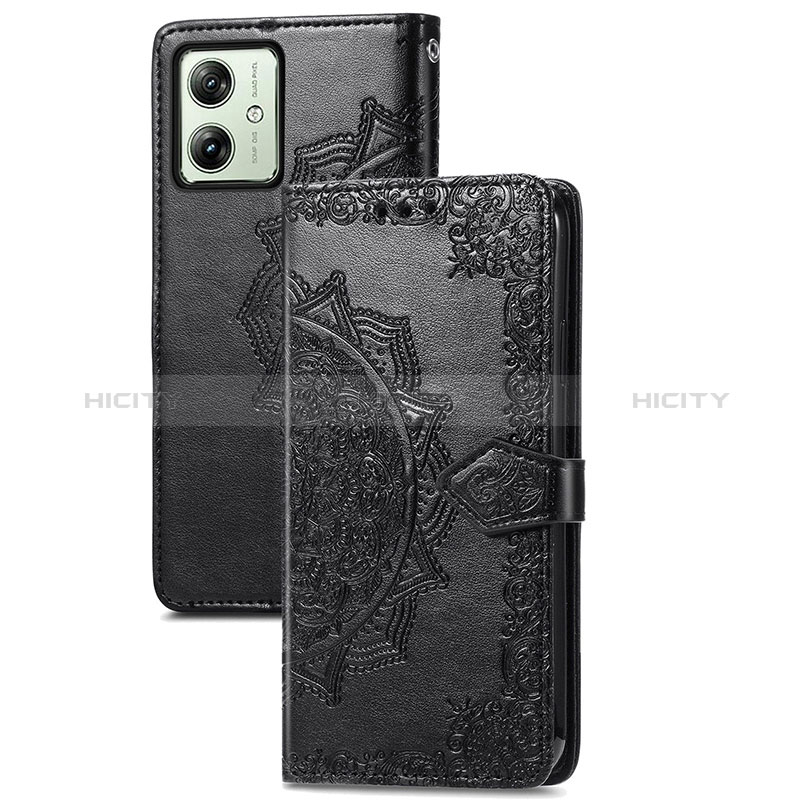 Funda de Cuero Cartera con Soporte Patron de Moda Carcasa para Motorola Moto G54 5G