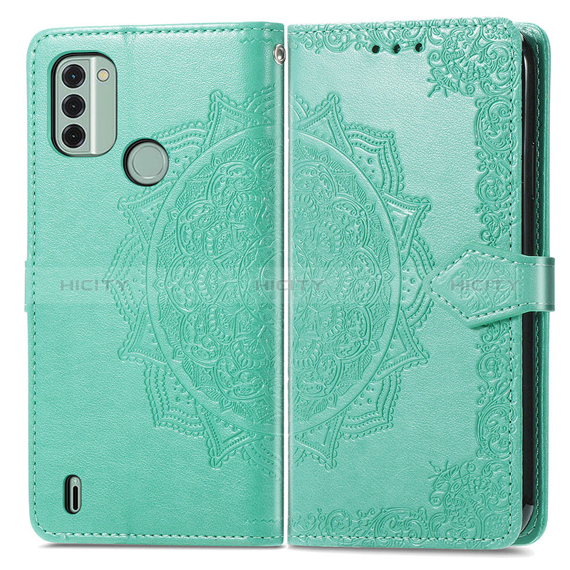 Funda de Cuero Cartera con Soporte Patron de Moda Carcasa para Nokia C31