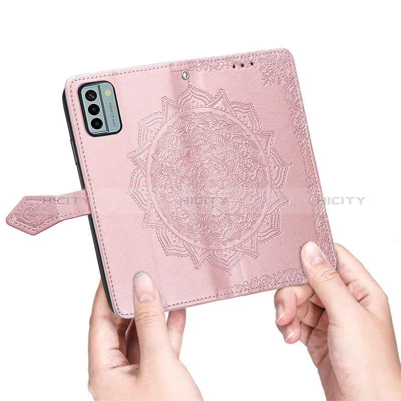 Funda de Cuero Cartera con Soporte Patron de Moda Carcasa para Nokia G22