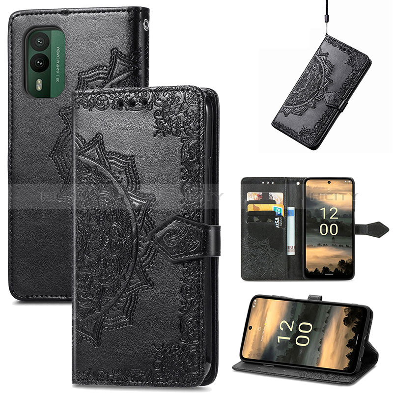 Funda de Cuero Cartera con Soporte Patron de Moda Carcasa para Nokia XR21