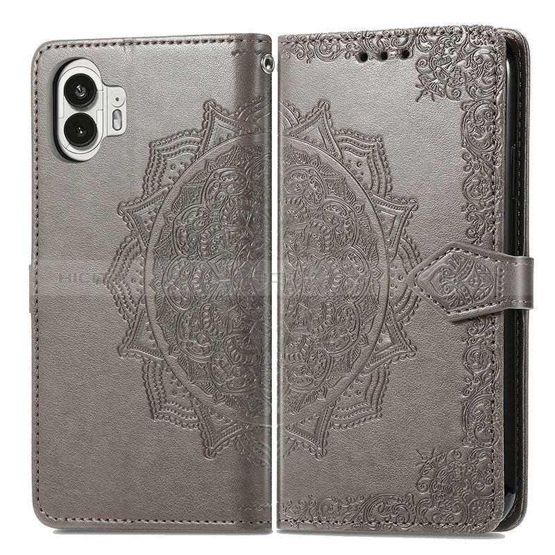 Funda de Cuero Cartera con Soporte Patron de Moda Carcasa para Nothing Phone 2