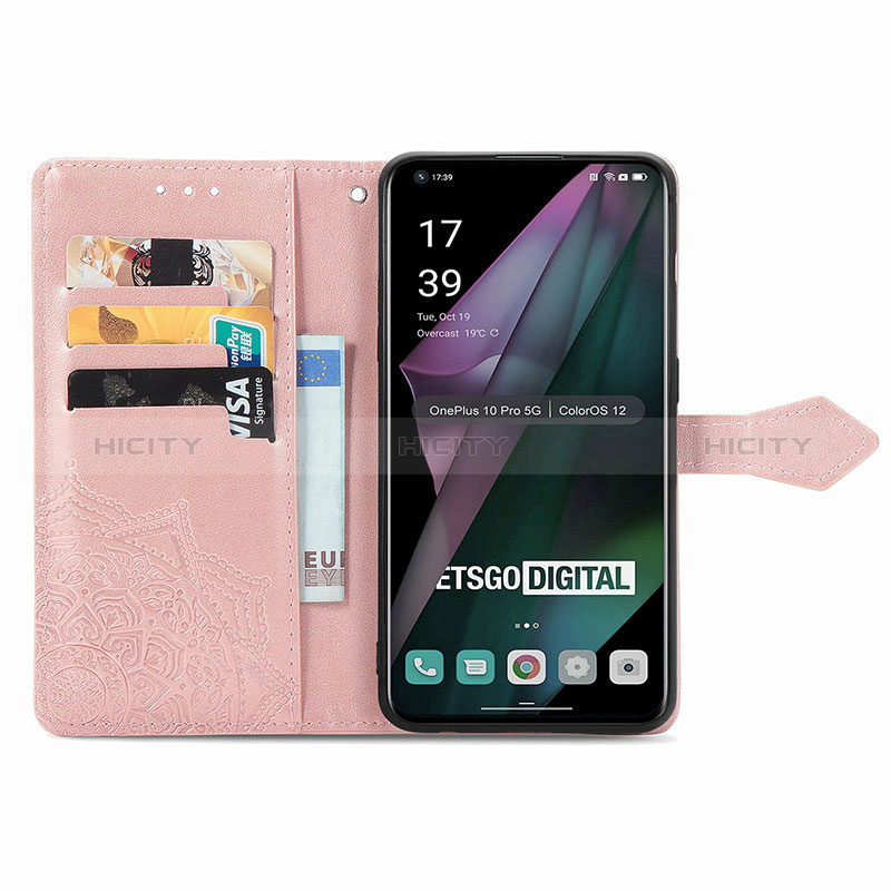 Funda de Cuero Cartera con Soporte Patron de Moda Carcasa para OnePlus 10 Pro 5G