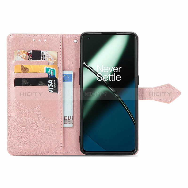 Funda de Cuero Cartera con Soporte Patron de Moda Carcasa para OnePlus 11 5G