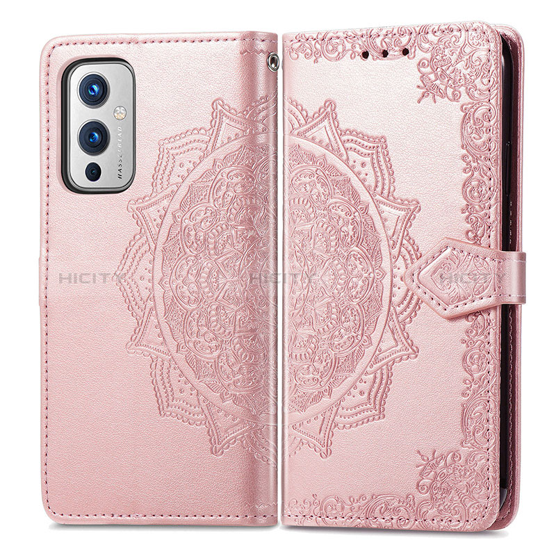 Funda de Cuero Cartera con Soporte Patron de Moda Carcasa para OnePlus 9 5G