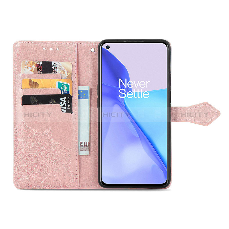 Funda de Cuero Cartera con Soporte Patron de Moda Carcasa para OnePlus 9 5G