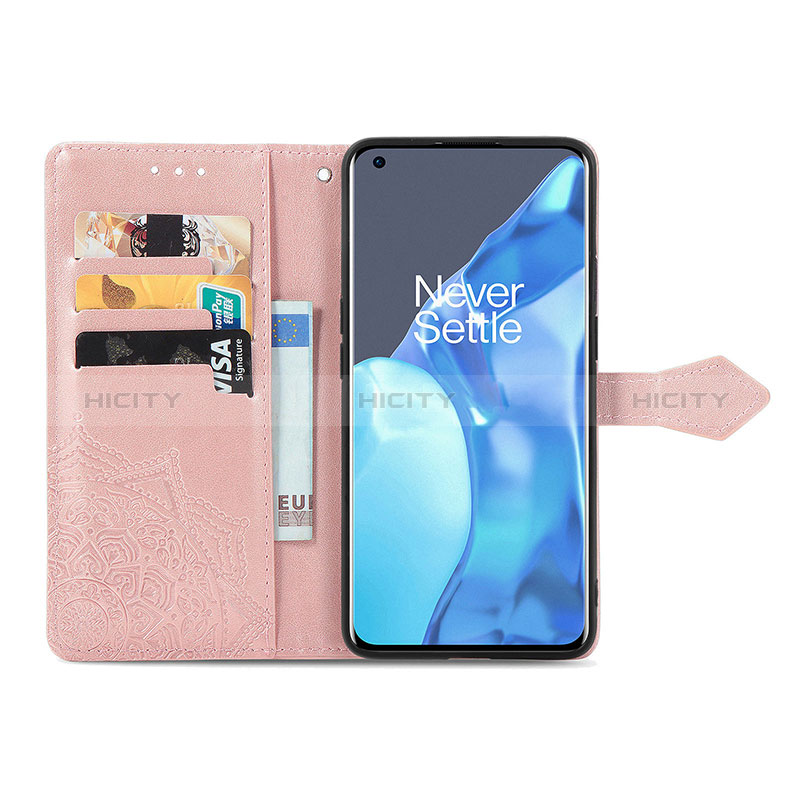 Funda de Cuero Cartera con Soporte Patron de Moda Carcasa para OnePlus 9 Pro 5G