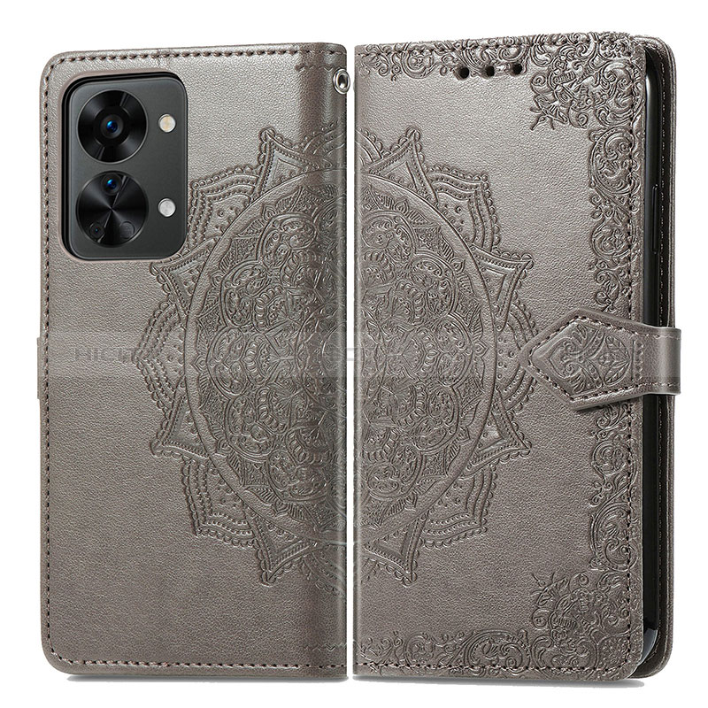 Funda de Cuero Cartera con Soporte Patron de Moda Carcasa para OnePlus Nord 2T 5G