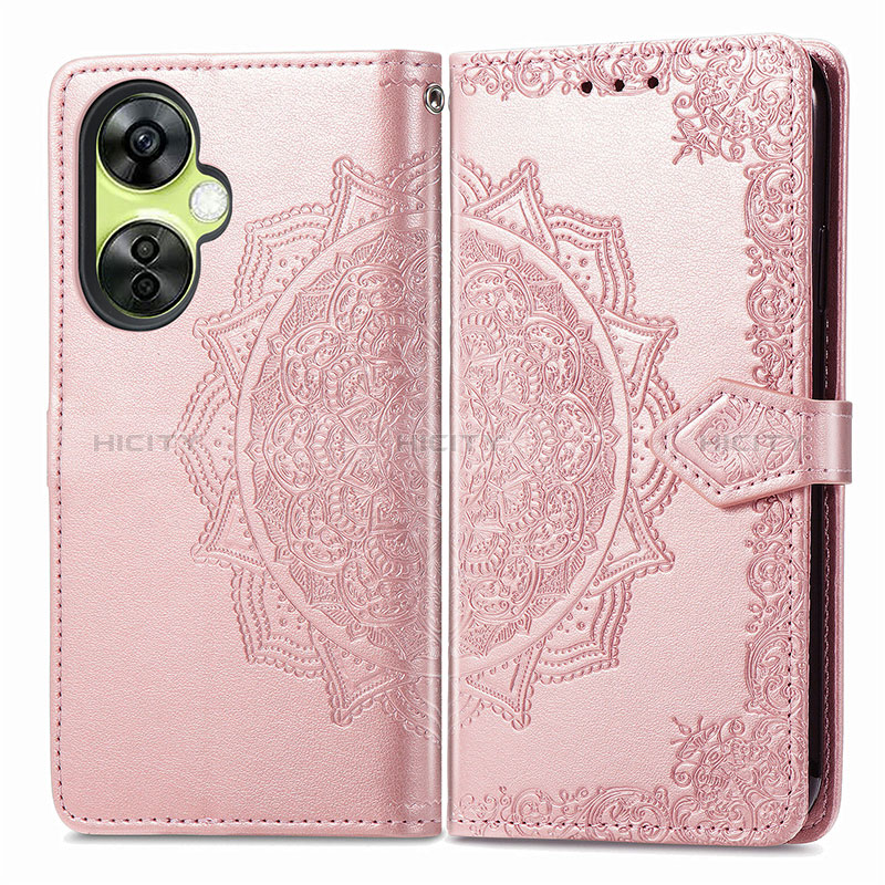 Funda de Cuero Cartera con Soporte Patron de Moda Carcasa para OnePlus Nord CE 3 5G