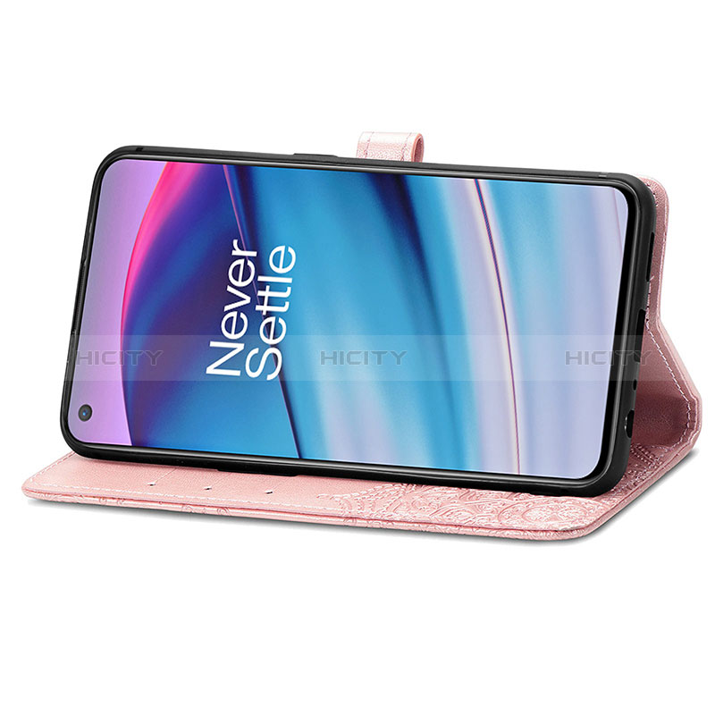 Funda de Cuero Cartera con Soporte Patron de Moda Carcasa para OnePlus Nord CE 5G