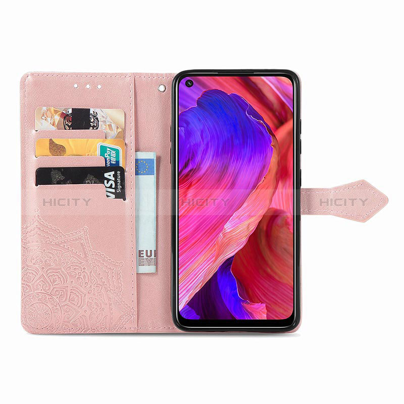 Funda de Cuero Cartera con Soporte Patron de Moda Carcasa para Oppo A54 5G