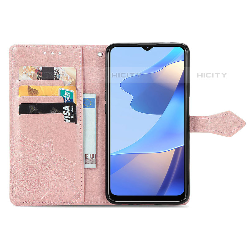 Funda de Cuero Cartera con Soporte Patron de Moda Carcasa para Oppo A54s