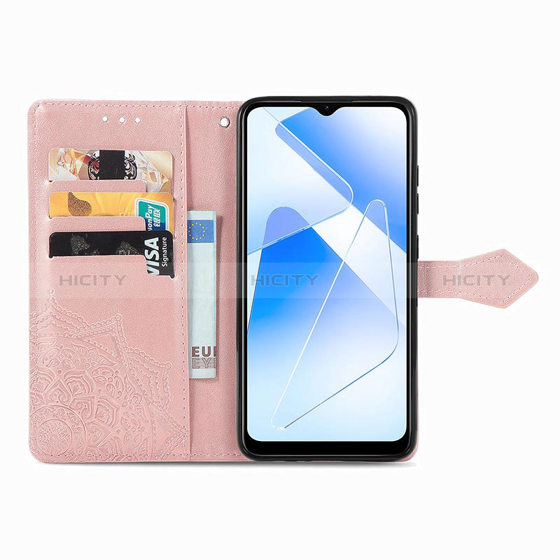 Funda de Cuero Cartera con Soporte Patron de Moda Carcasa para Oppo A56 5G