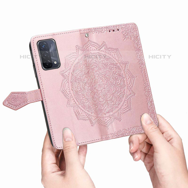 Funda de Cuero Cartera con Soporte Patron de Moda Carcasa para Oppo A93 5G