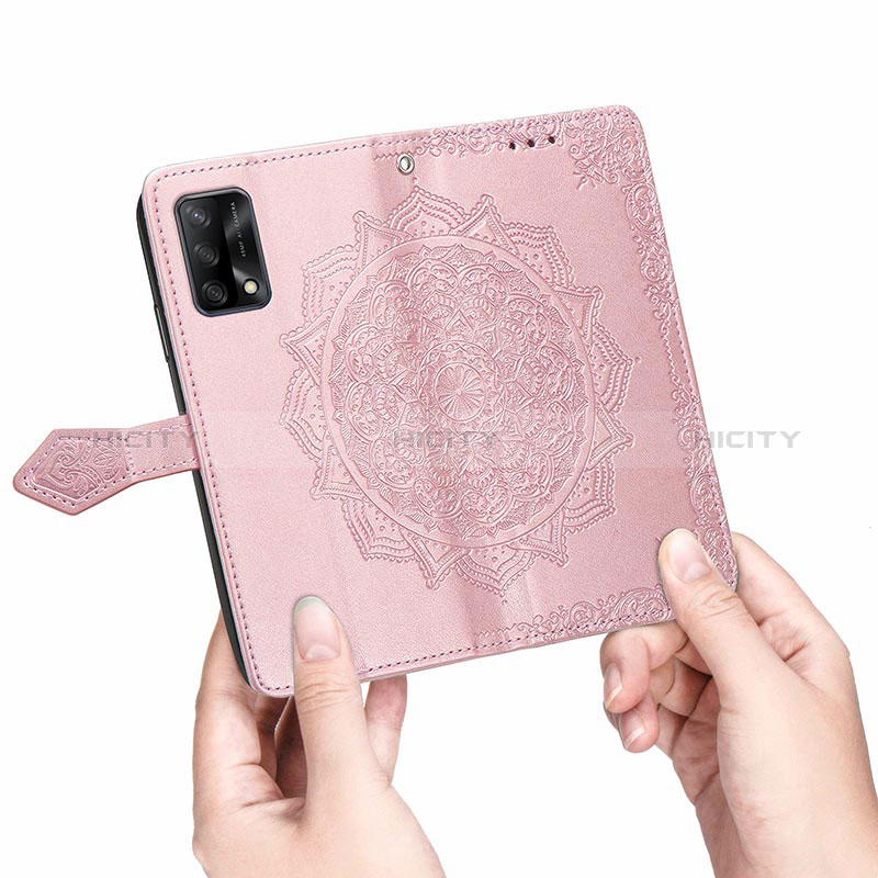 Funda de Cuero Cartera con Soporte Patron de Moda Carcasa para Oppo A95 4G