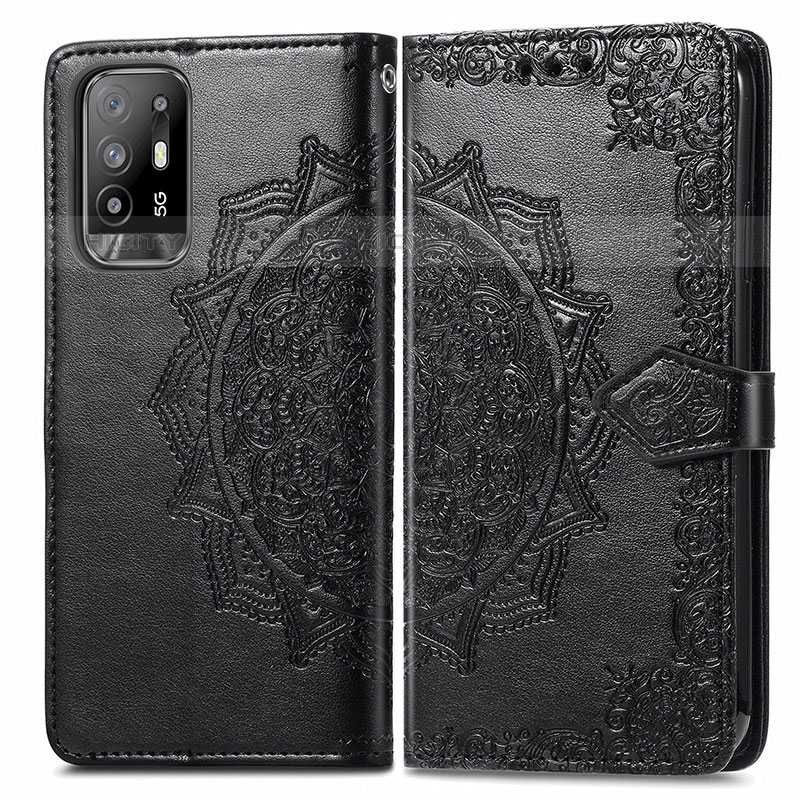 Funda de Cuero Cartera con Soporte Patron de Moda Carcasa para Oppo A95 5G