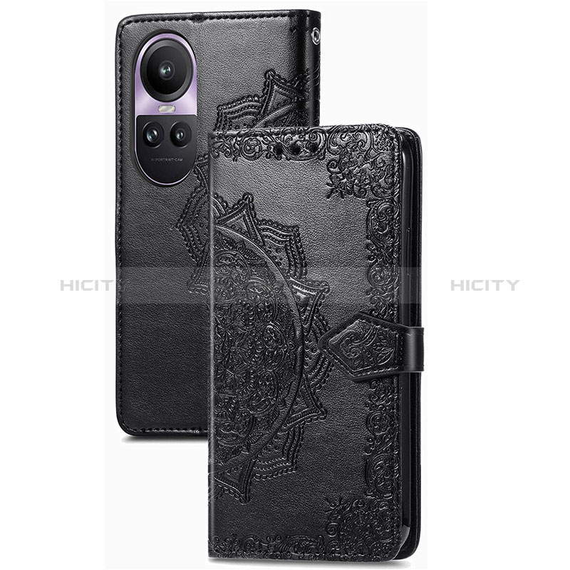 Funda de Cuero Cartera con Soporte Patron de Moda Carcasa para Oppo Reno10 5G