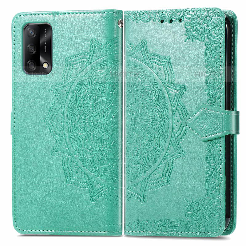 Funda de Cuero Cartera con Soporte Patron de Moda Carcasa para Oppo Reno6 Lite