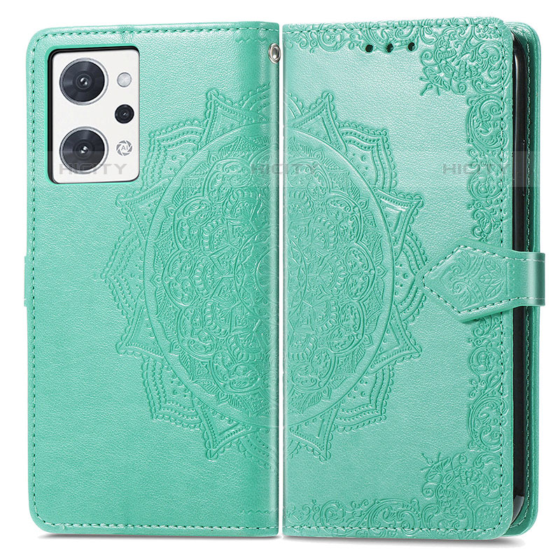 Funda de Cuero Cartera con Soporte Patron de Moda Carcasa para Oppo Reno7 A