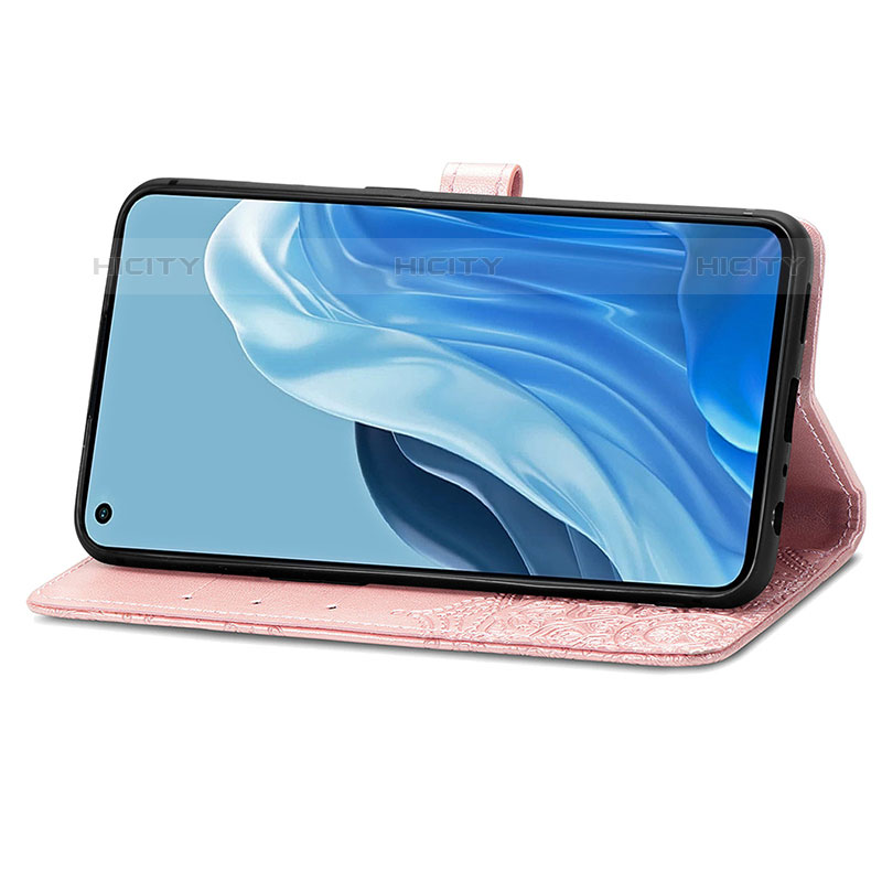 Funda de Cuero Cartera con Soporte Patron de Moda Carcasa para Oppo Reno7 Pro 5G