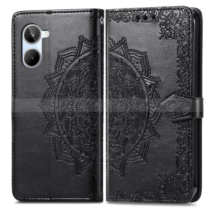 Funda de Cuero Cartera con Soporte Patron de Moda Carcasa para Realme 10 4G