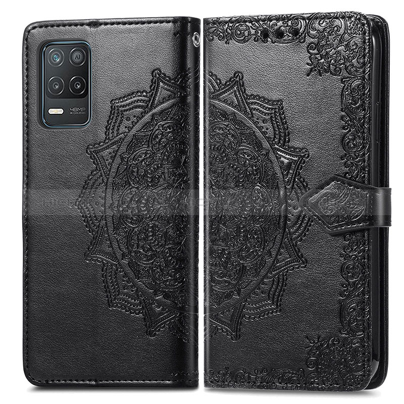 Funda de Cuero Cartera con Soporte Patron de Moda Carcasa para Realme 8 5G