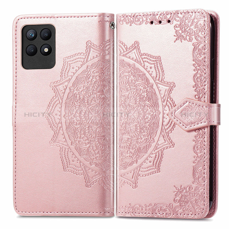 Funda de Cuero Cartera con Soporte Patron de Moda Carcasa para Realme 8i