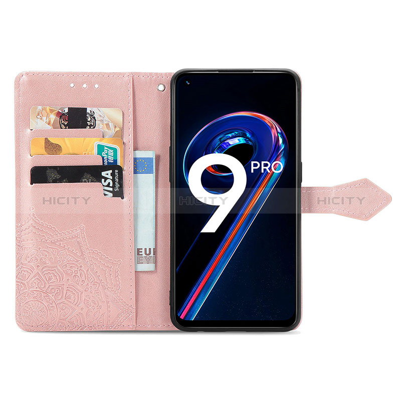 Funda de Cuero Cartera con Soporte Patron de Moda Carcasa para Realme 9 Pro 5G