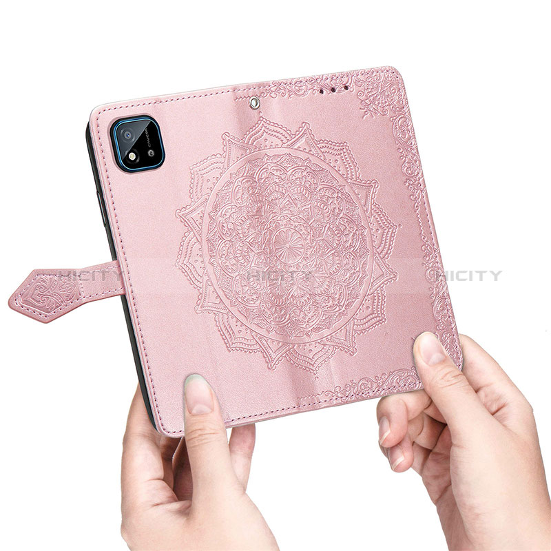 Funda de Cuero Cartera con Soporte Patron de Moda Carcasa para Realme C11 (2021)