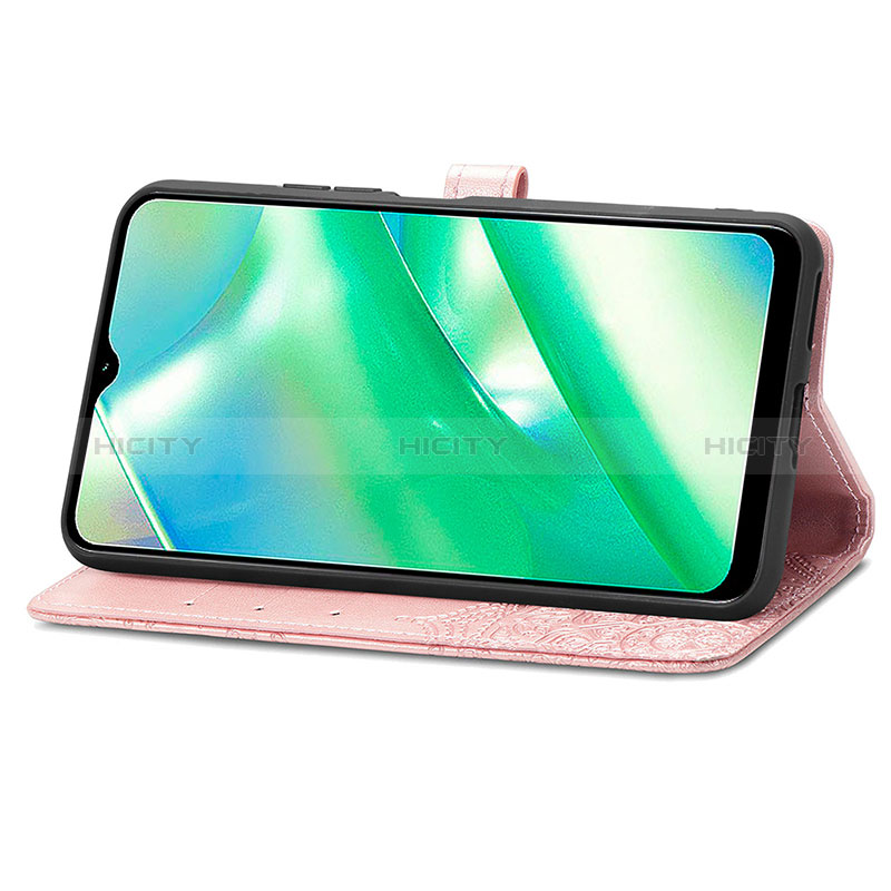 Funda de Cuero Cartera con Soporte Patron de Moda Carcasa para Realme C33 (2023)