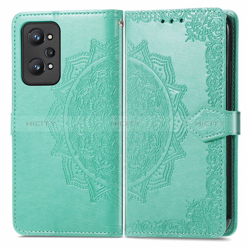 Funda de Cuero Cartera con Soporte Patron de Moda Carcasa para Realme GT Neo 3T 5G