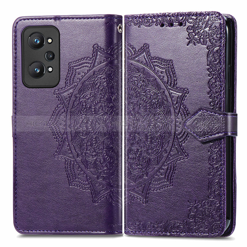 Funda de Cuero Cartera con Soporte Patron de Moda Carcasa para Realme GT Neo2 5G