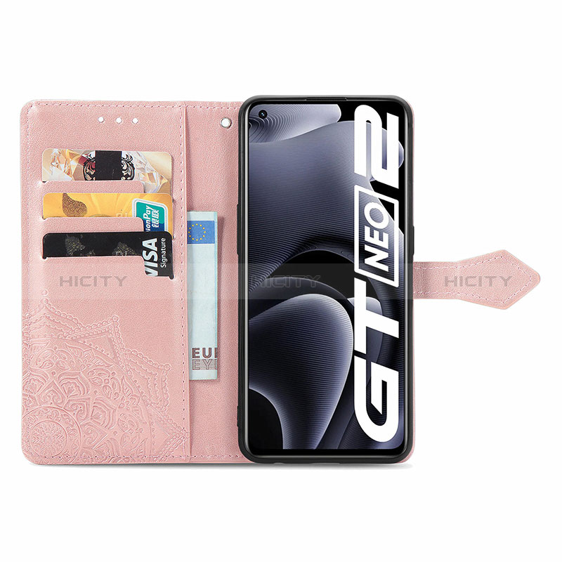 Funda de Cuero Cartera con Soporte Patron de Moda Carcasa para Realme GT2 5G