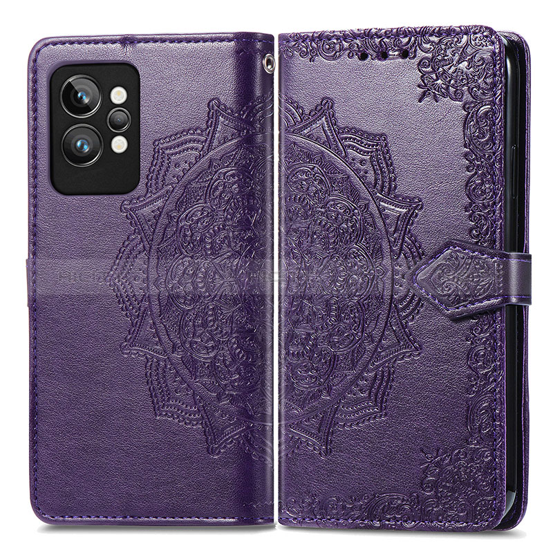 Funda de Cuero Cartera con Soporte Patron de Moda Carcasa para Realme GT2 Pro 5G