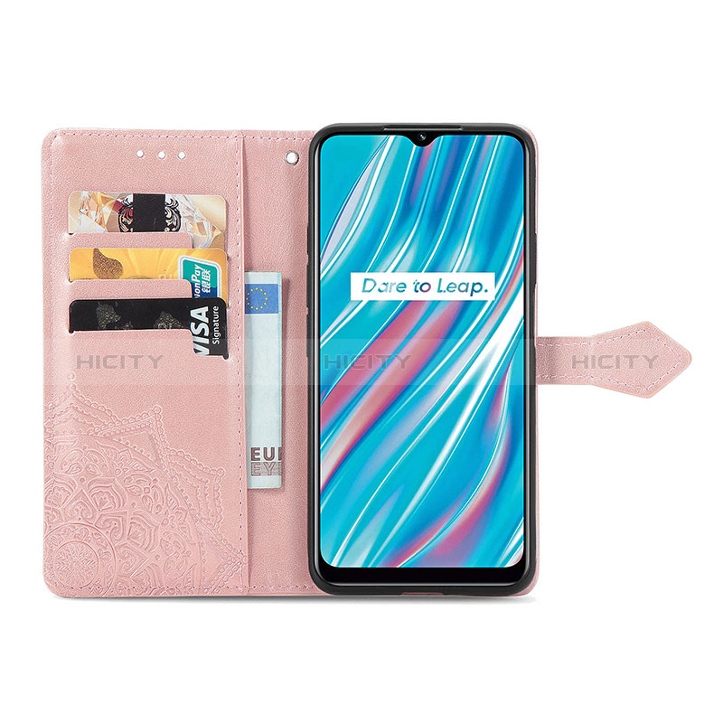 Funda de Cuero Cartera con Soporte Patron de Moda Carcasa para Realme V11s 5G