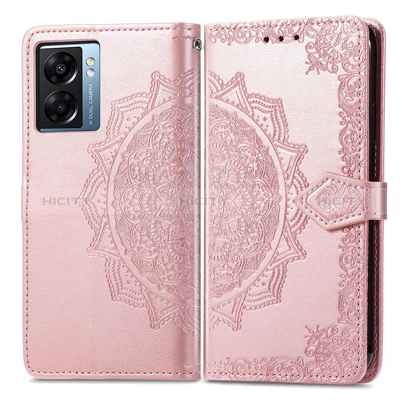 Funda de Cuero Cartera con Soporte Patron de Moda Carcasa para Realme V23i 5G