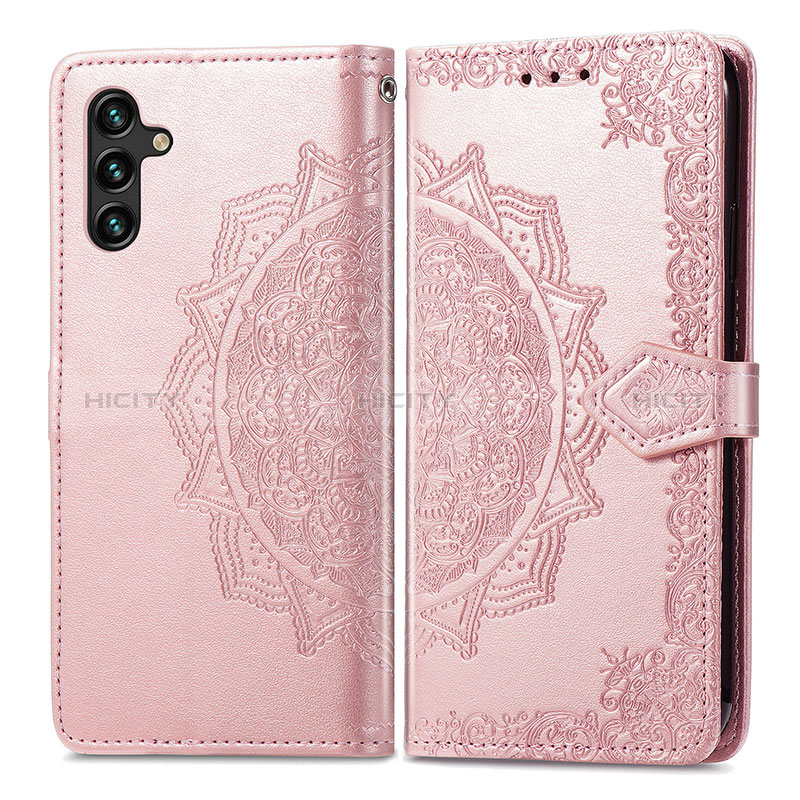 Funda de Cuero Cartera con Soporte Patron de Moda Carcasa para Samsung Galaxy A04s