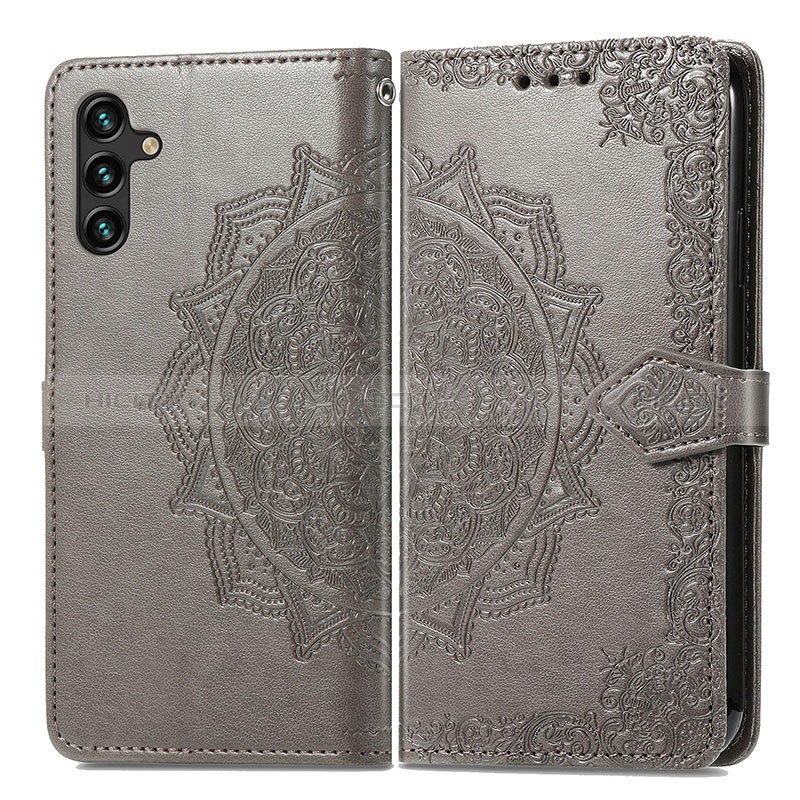 Funda de Cuero Cartera con Soporte Patron de Moda Carcasa para Samsung Galaxy A04s