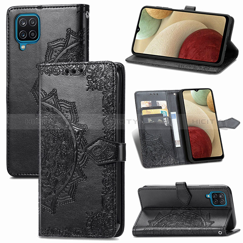 Funda de Cuero Cartera con Soporte Patron de Moda Carcasa para Samsung Galaxy A12 5G